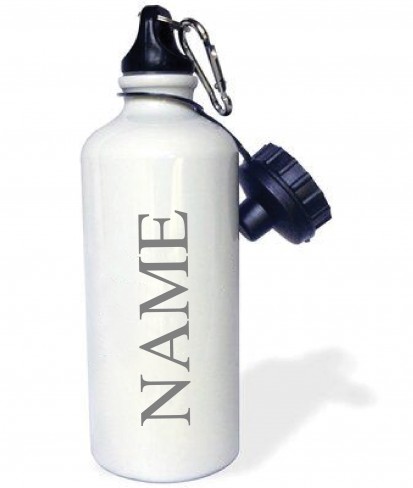 Personalised Engraved Aluminium Water Bottle with Name